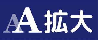 文字を大きくする